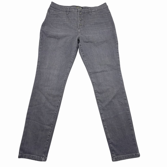 Lee Denim - Lee Women Gray Sculpting Slim Fit Skinny Leg Jeans Size 14M
